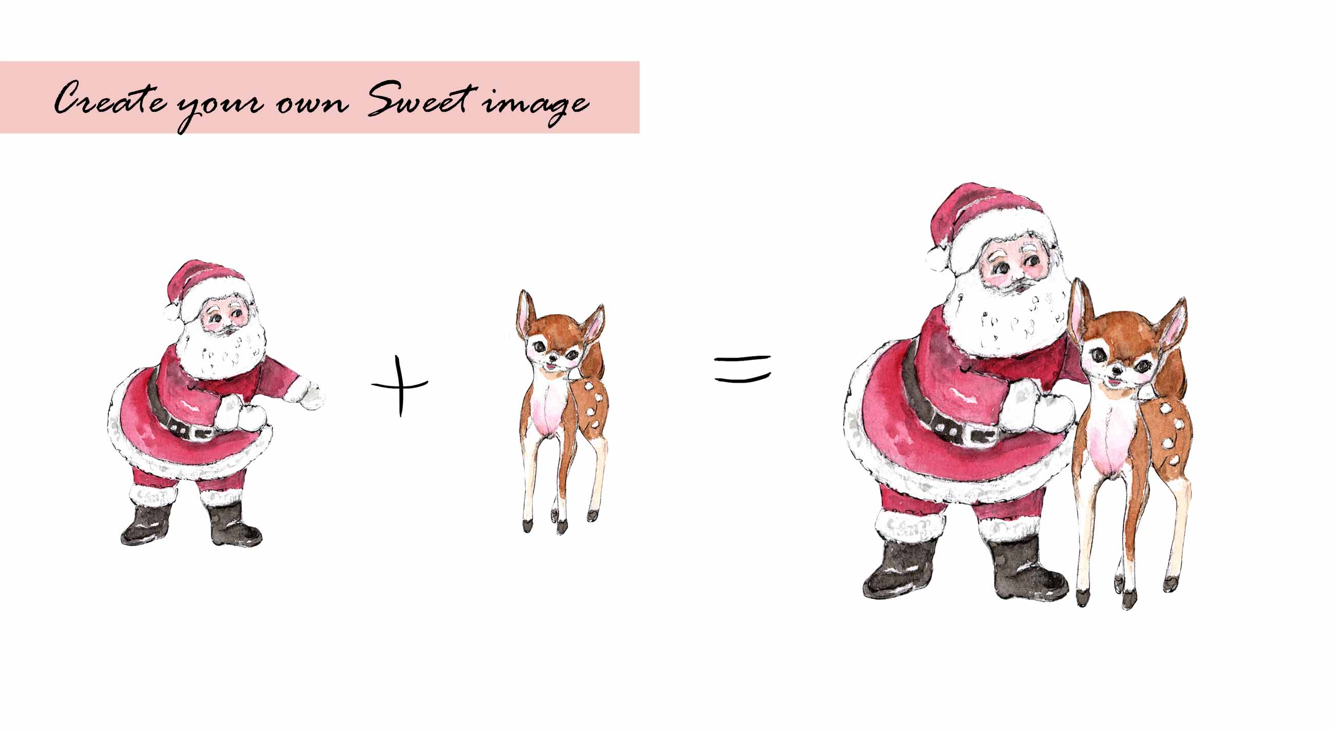 Christmas Angels Clipart Set