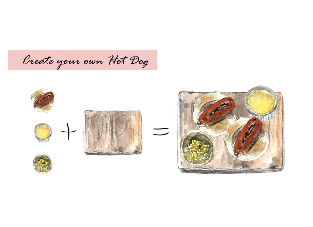 Hot Dog Clipart Set