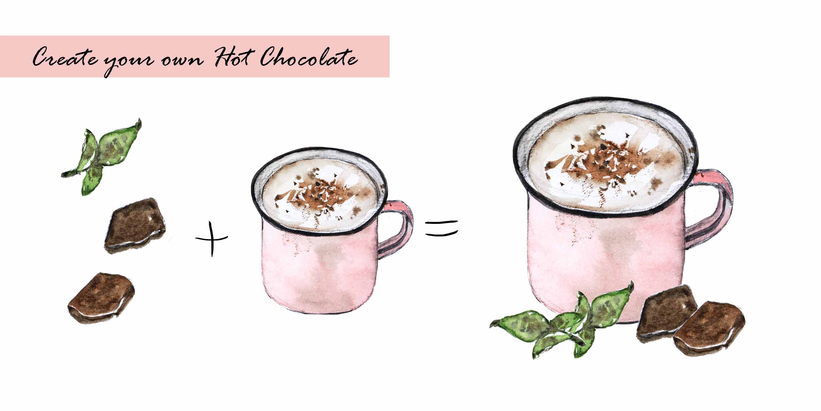 Hot Chocolate Clipart Set