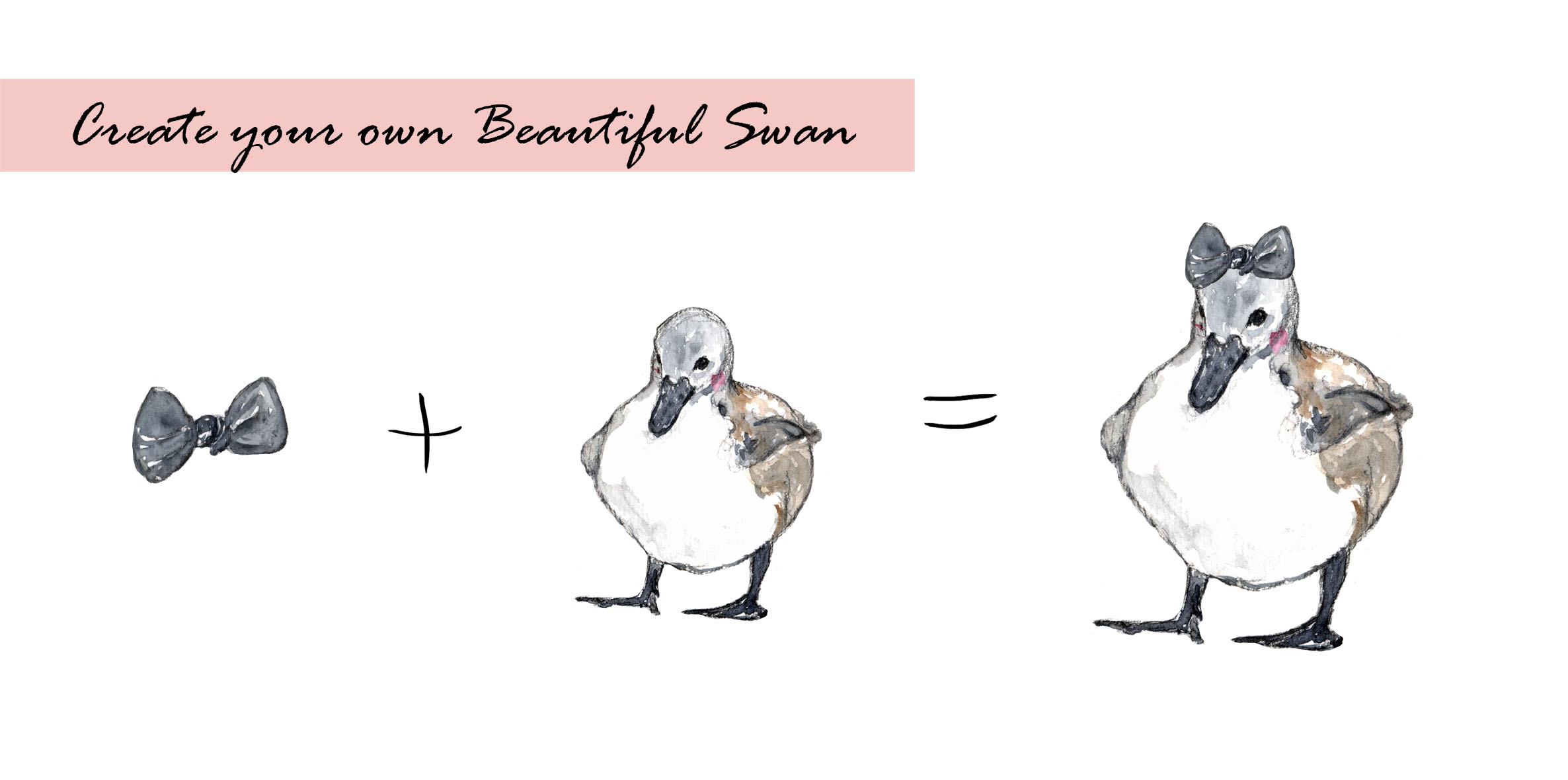 Swans Clipart Set