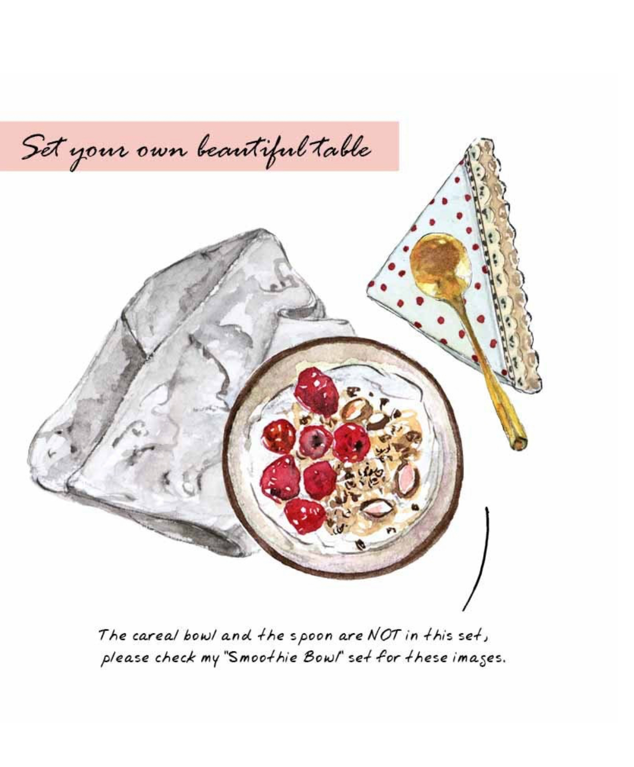 Tablescape Napkins Clipart Set