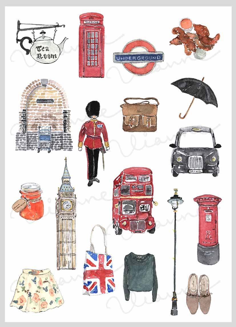 London Clipart Set