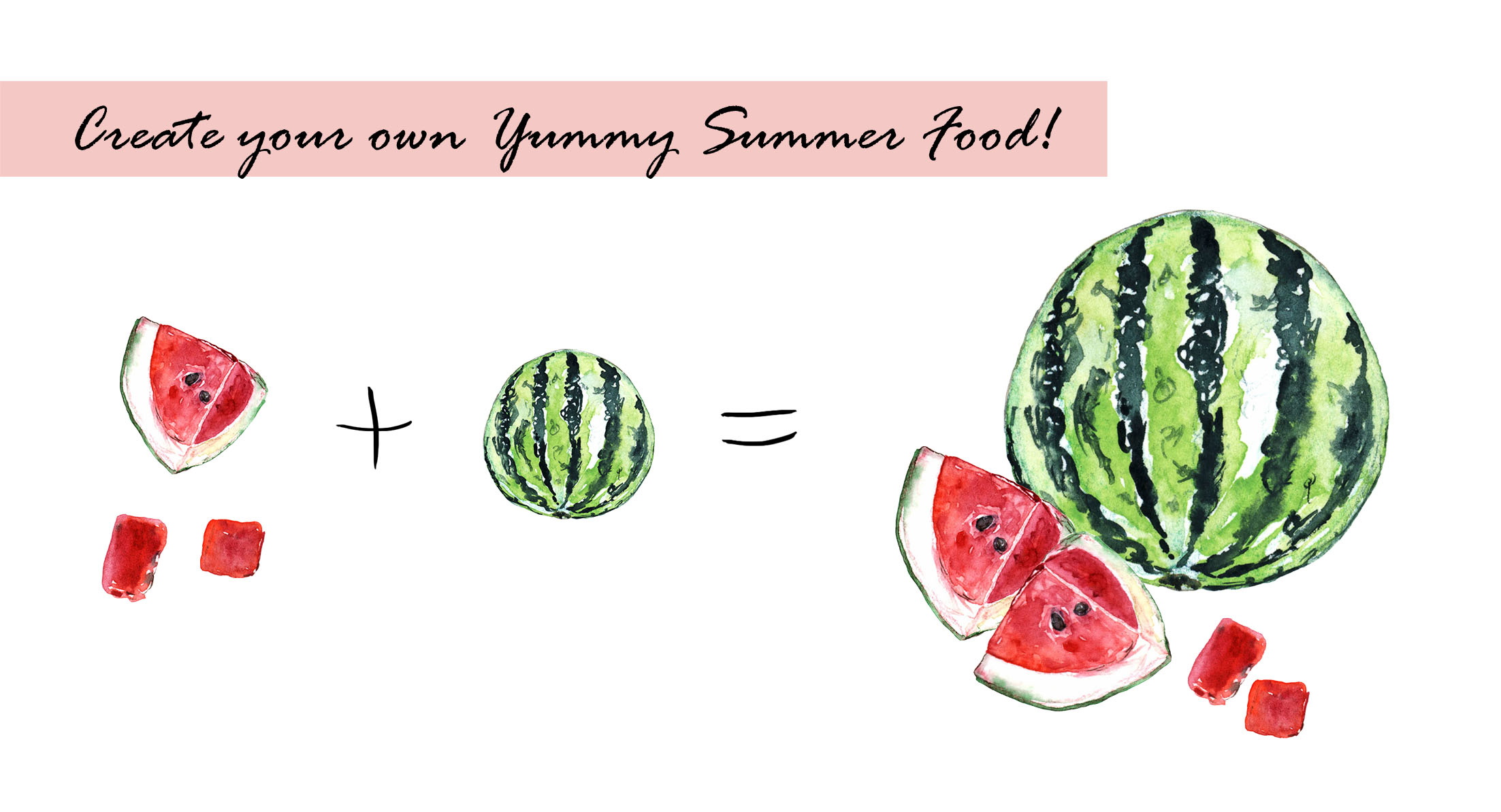 Summer Farmer's Market Clipart Set