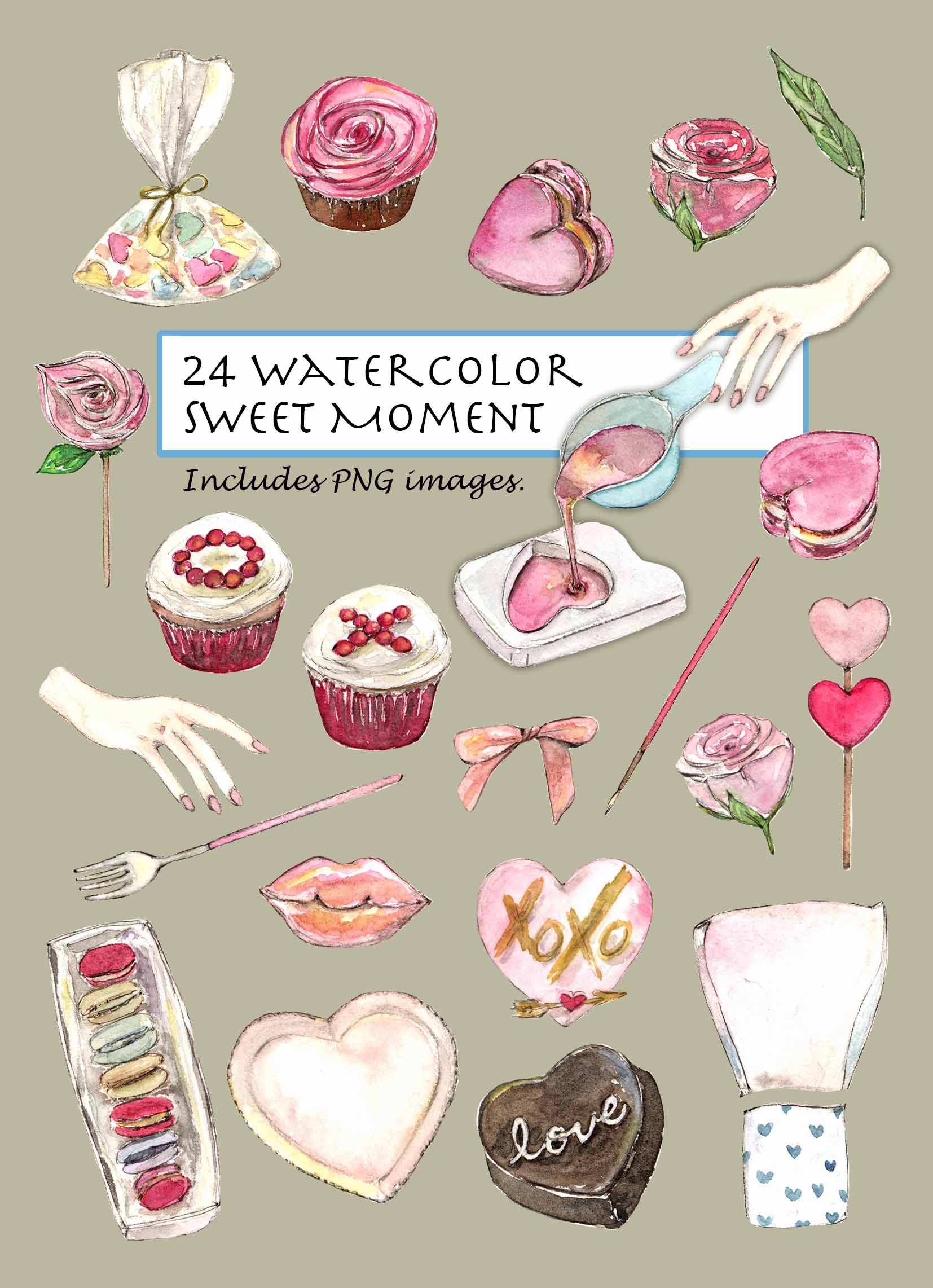 Sweet Moment Clipart Set