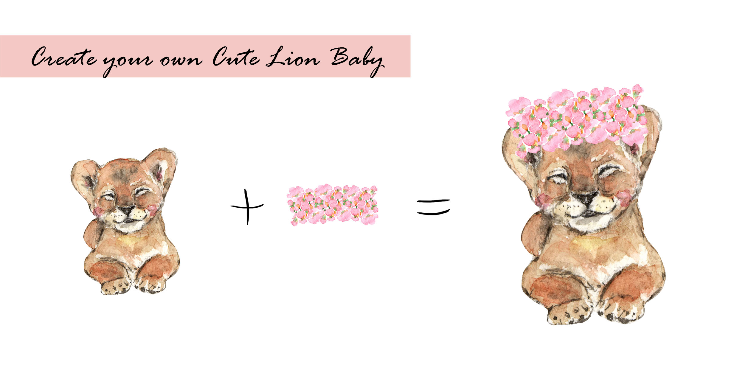 Lions Clipart Set