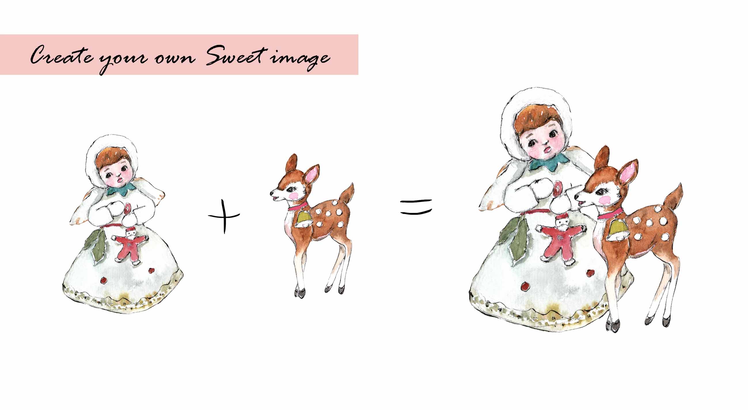 Christmas Angels Clipart Set