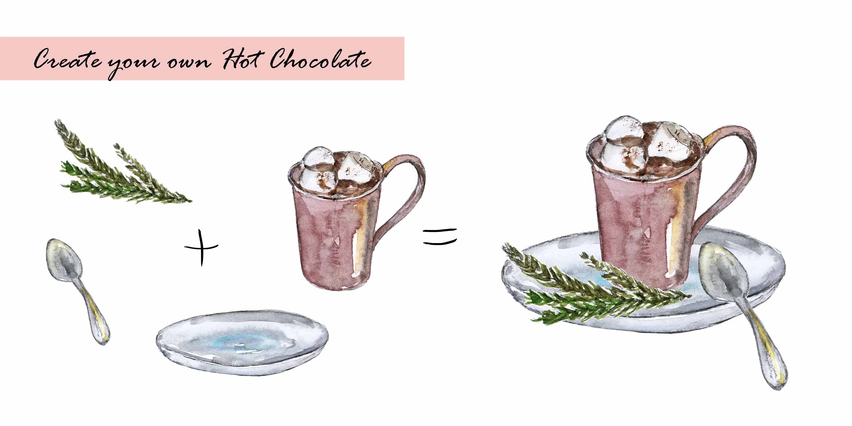 Hot Chocolate Clipart Set
