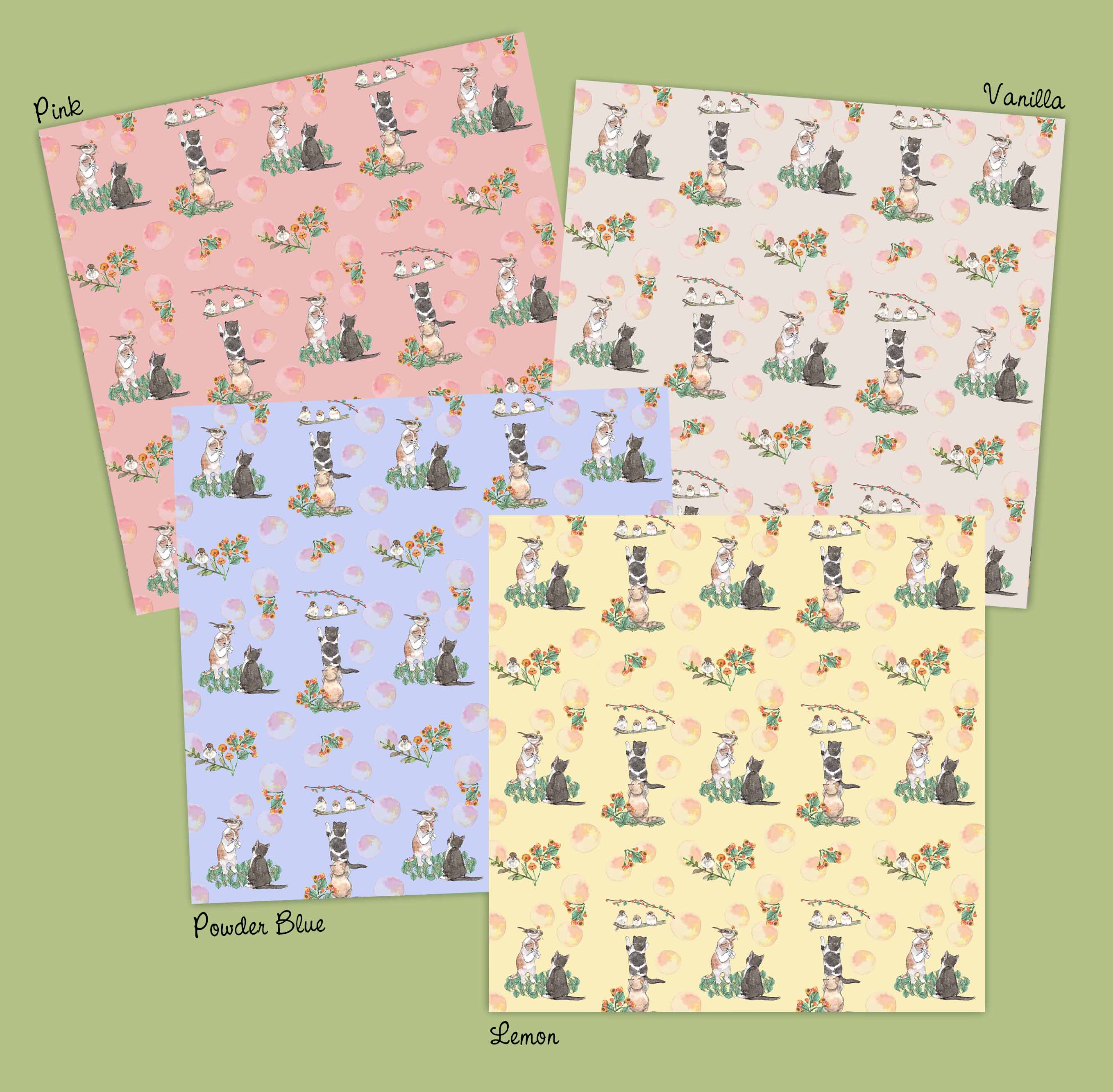 Cats & Birds Paper
