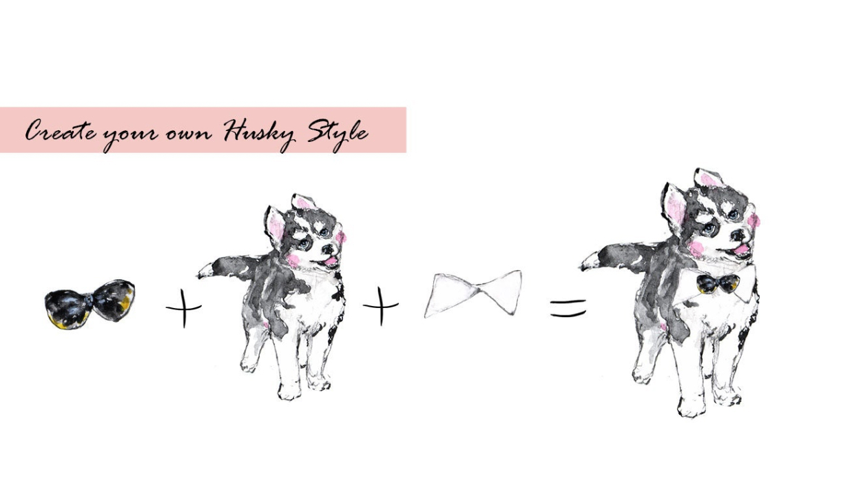Husky Clipart Set