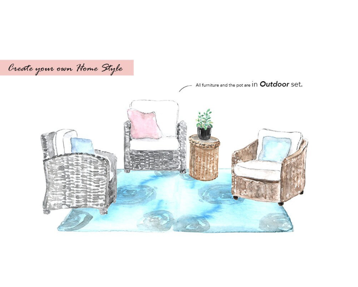 Rug & Carpet Clipart Set