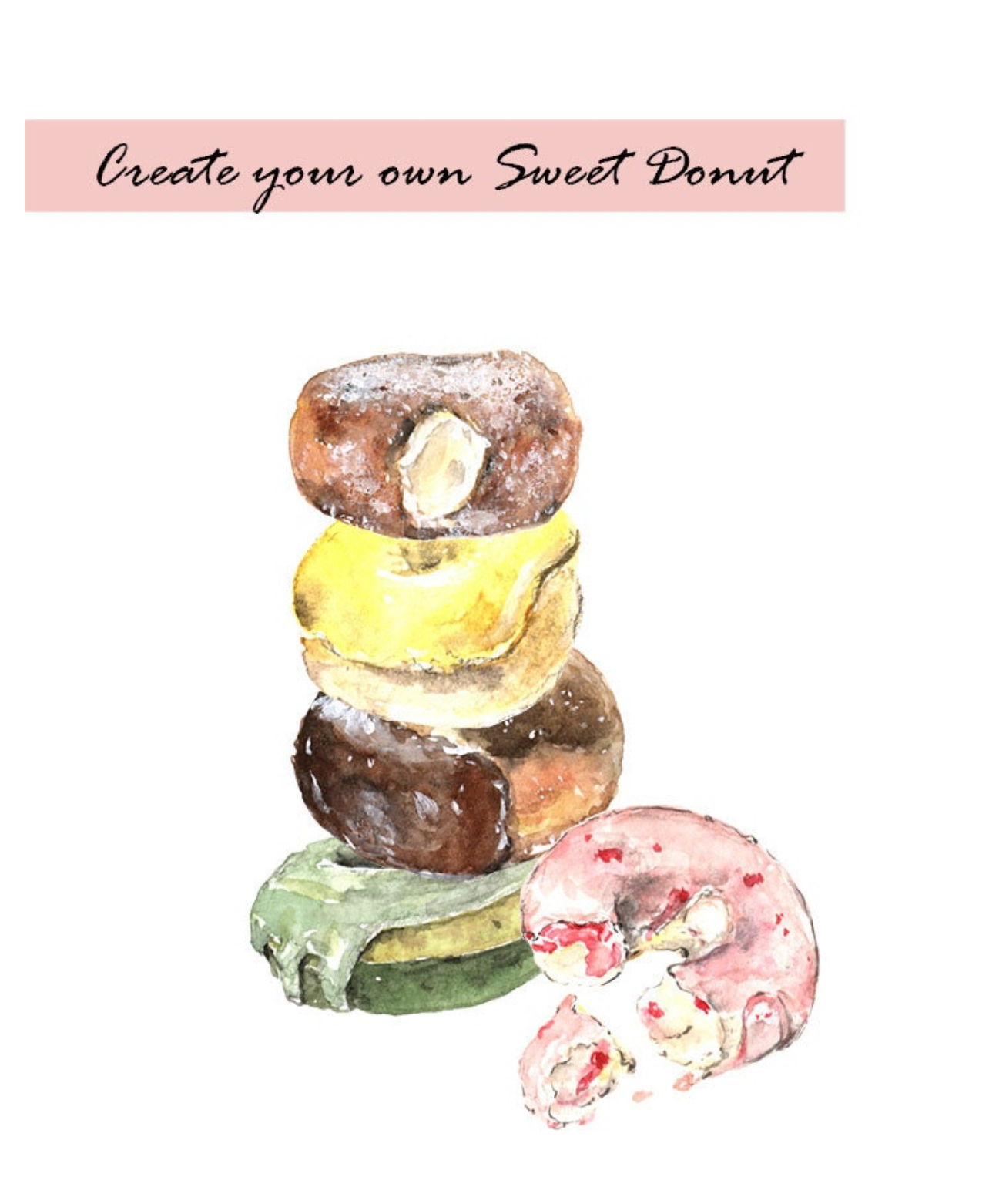 Donuts Clipart Set