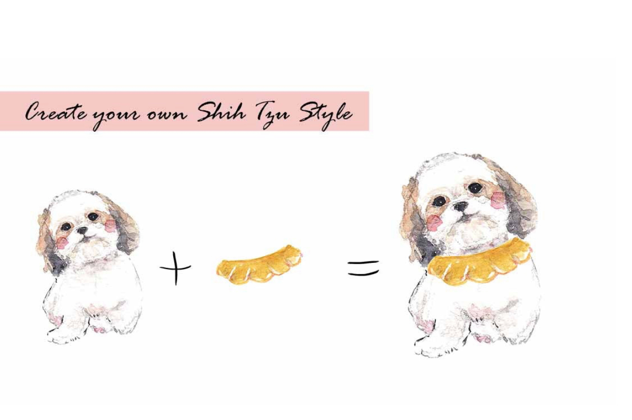 Shih Tzu Clipart Set