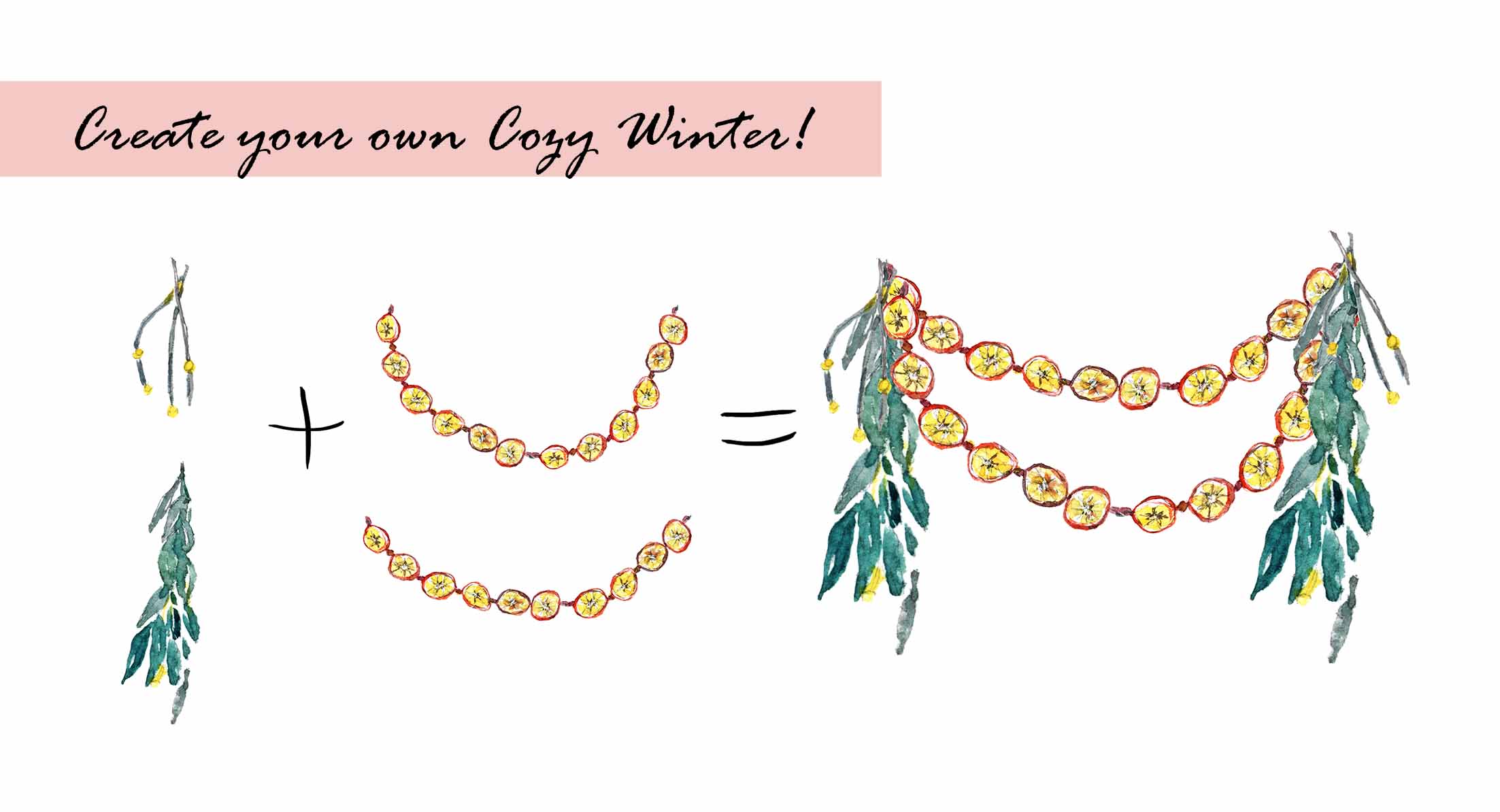 Winter Self Care Clipart Set