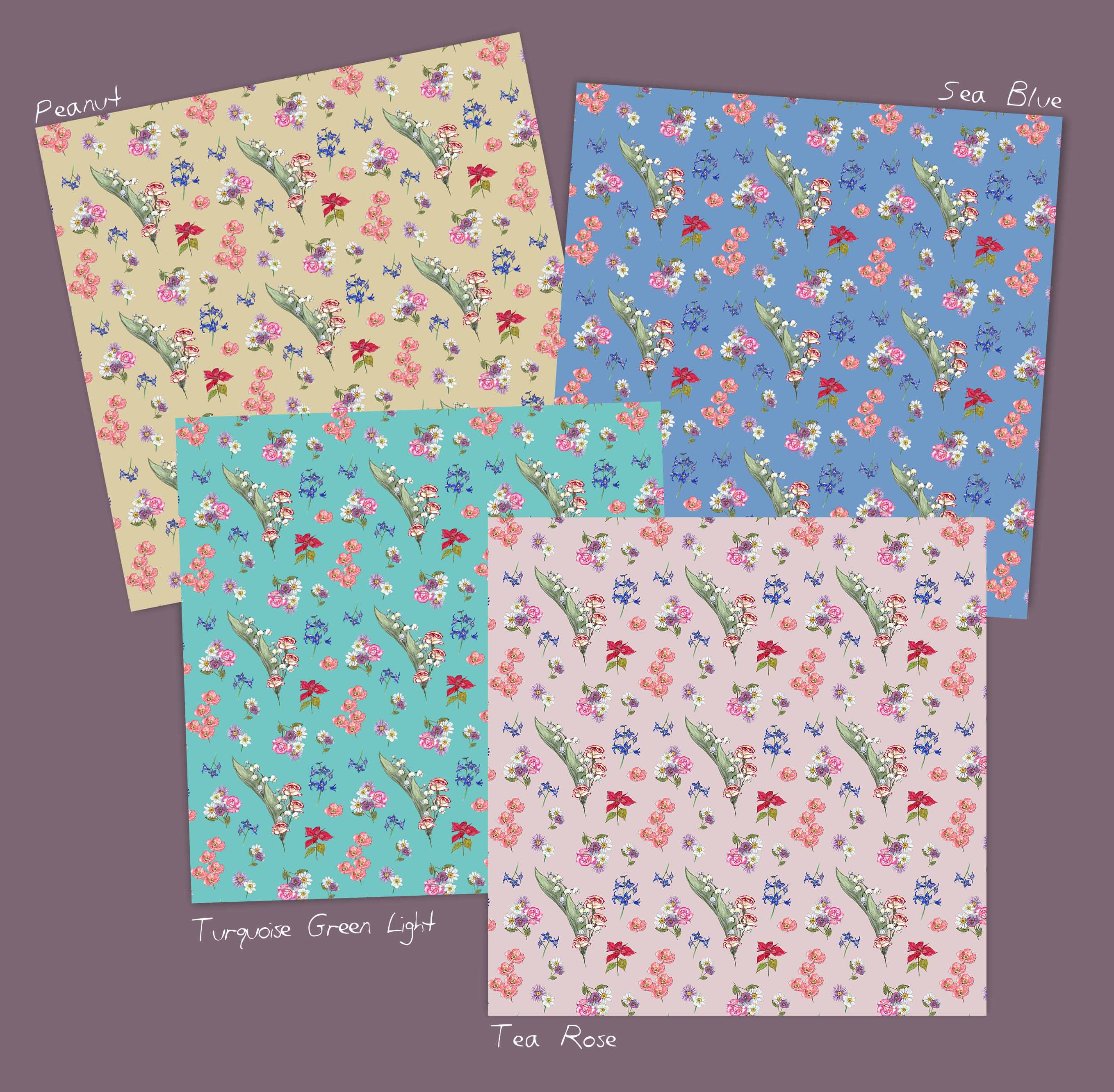 Birthday Flowers Paper