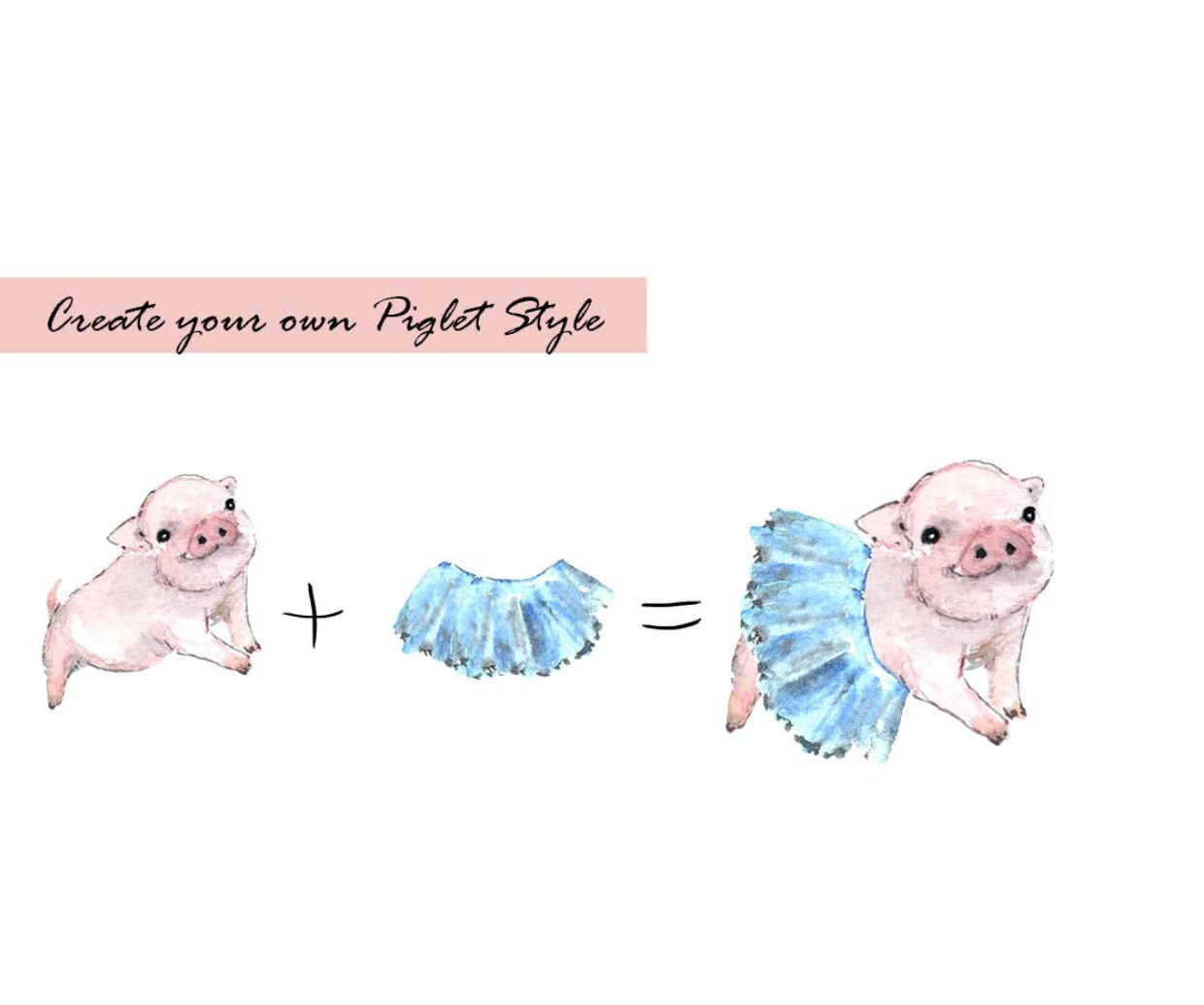 Piglets Clipart Set