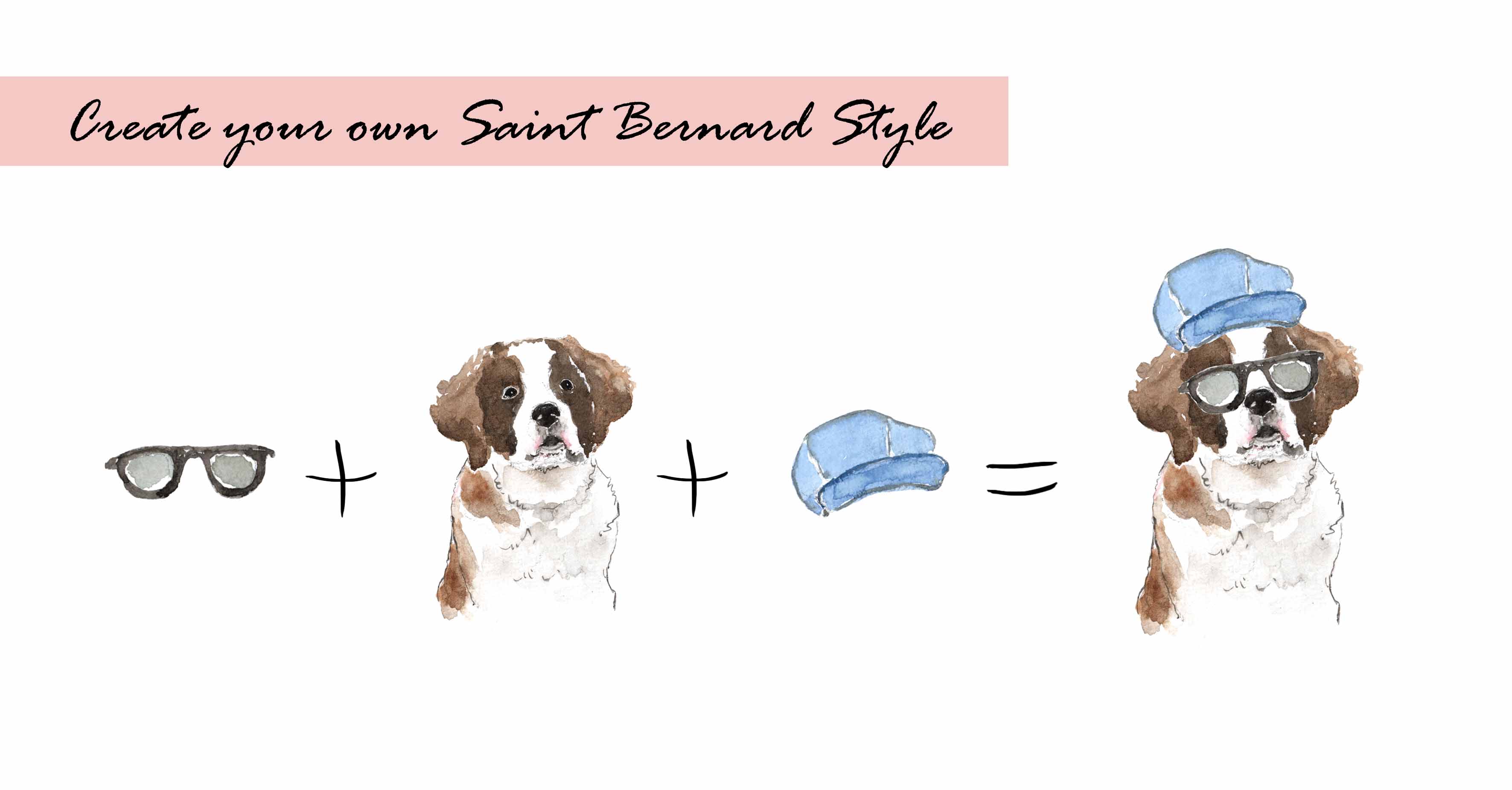Saint Bernard Clipart Set
