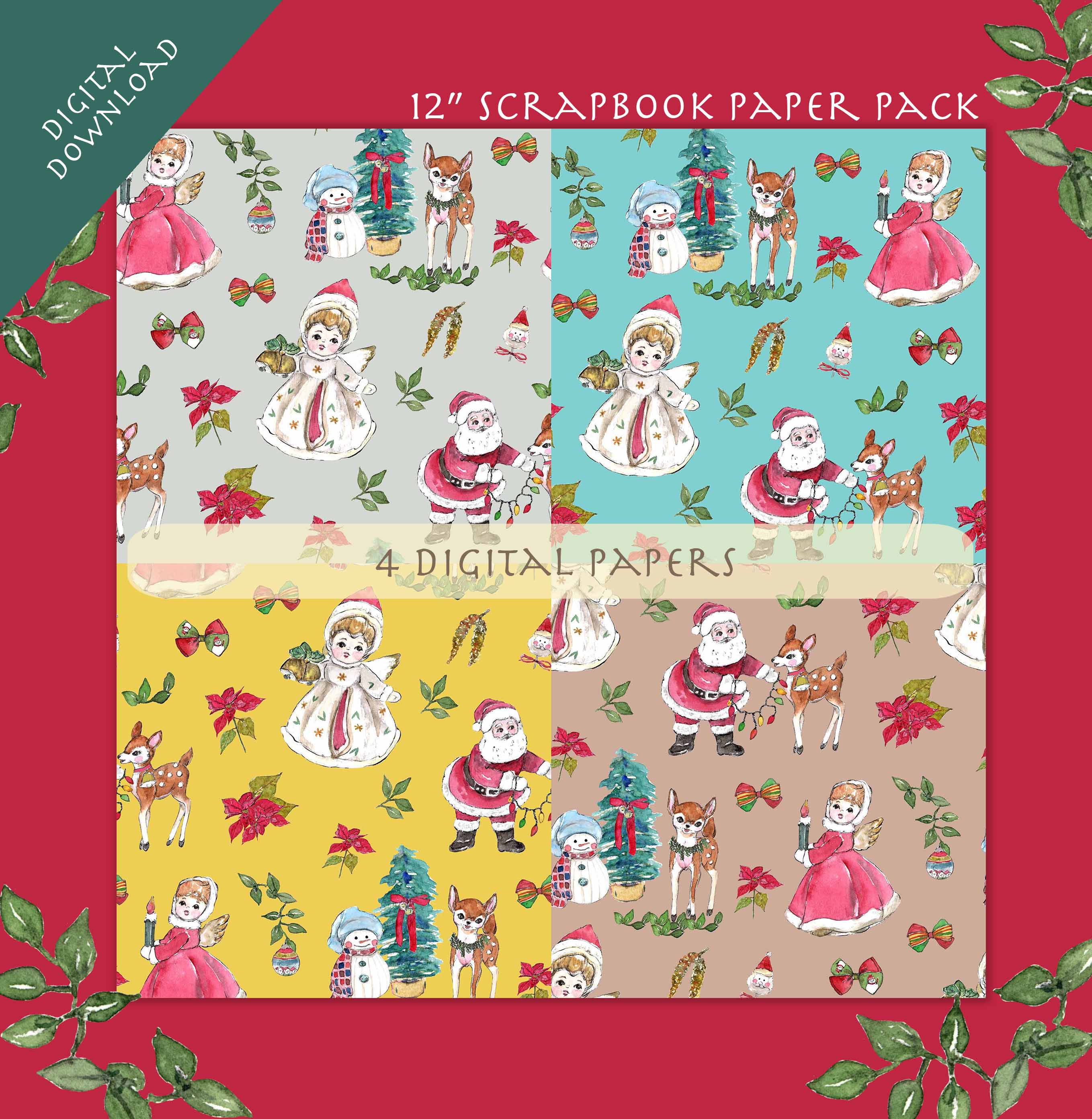 Christmas Angels Paper