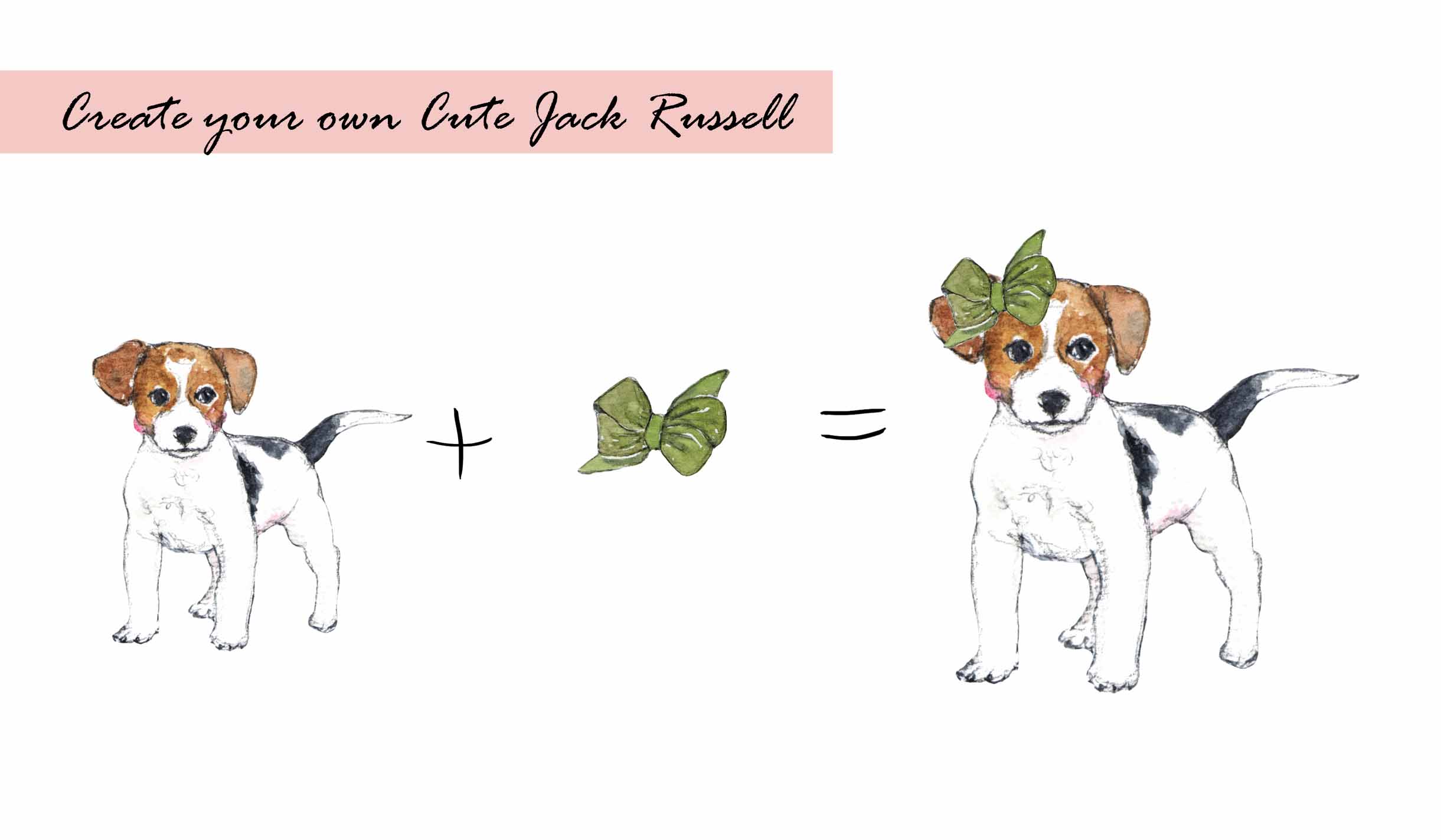 Jack Russell Terrier Clipart Set