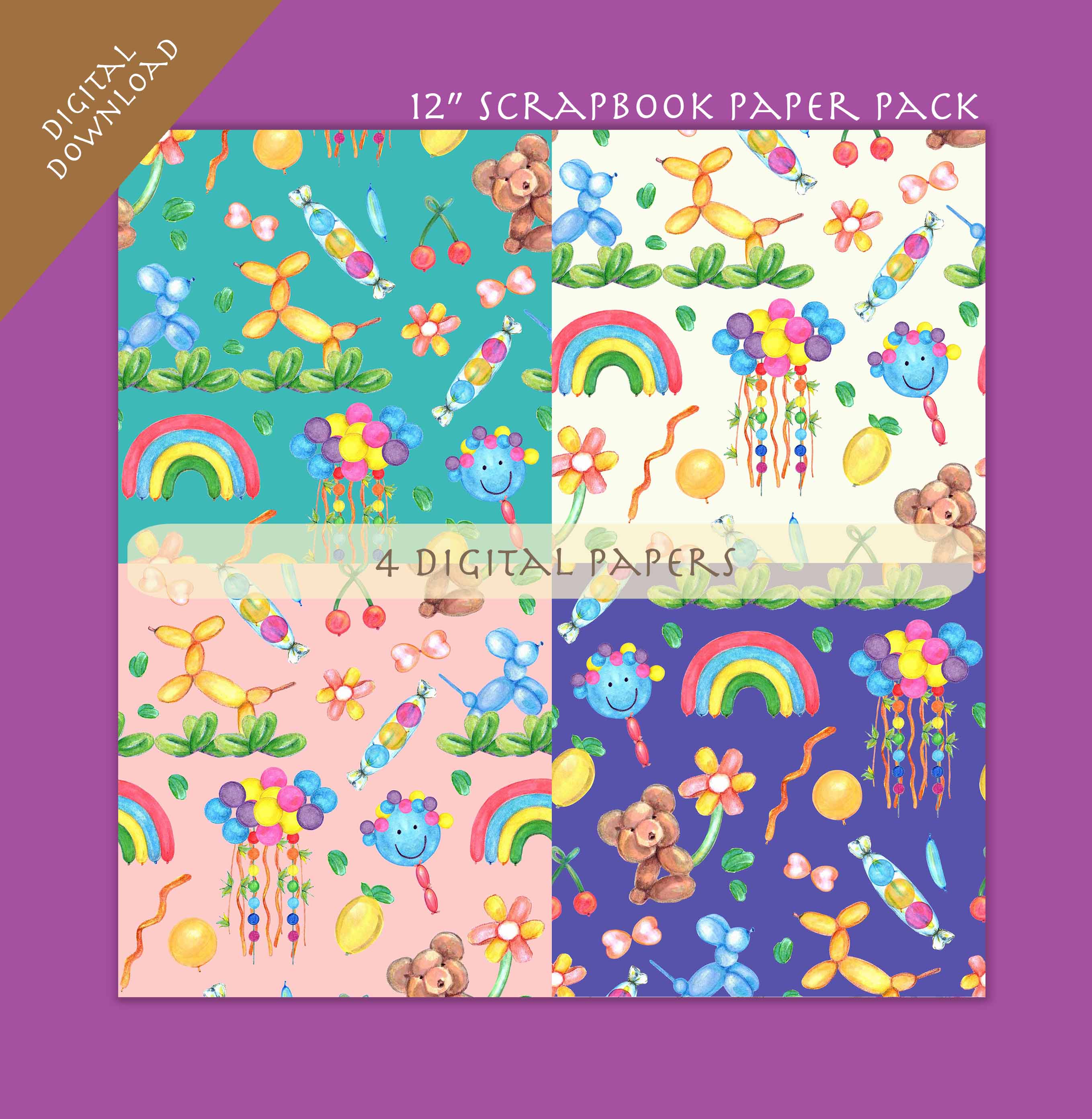 Party Balloon Paper