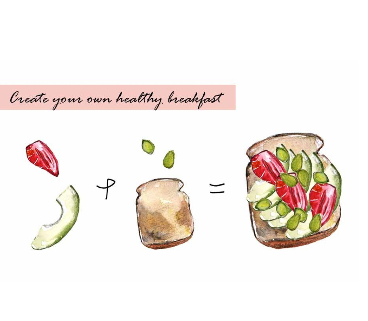 Smoothie Bowl Clipart Set