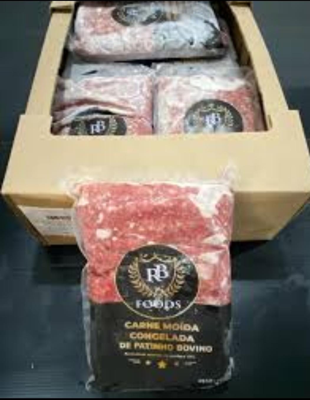 Carne Moída Congelada de Patinho Bovino 1KG-500G