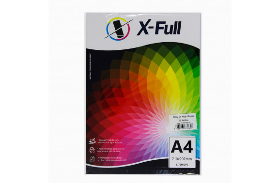 Papel Fotográfico X-Full A4 260g