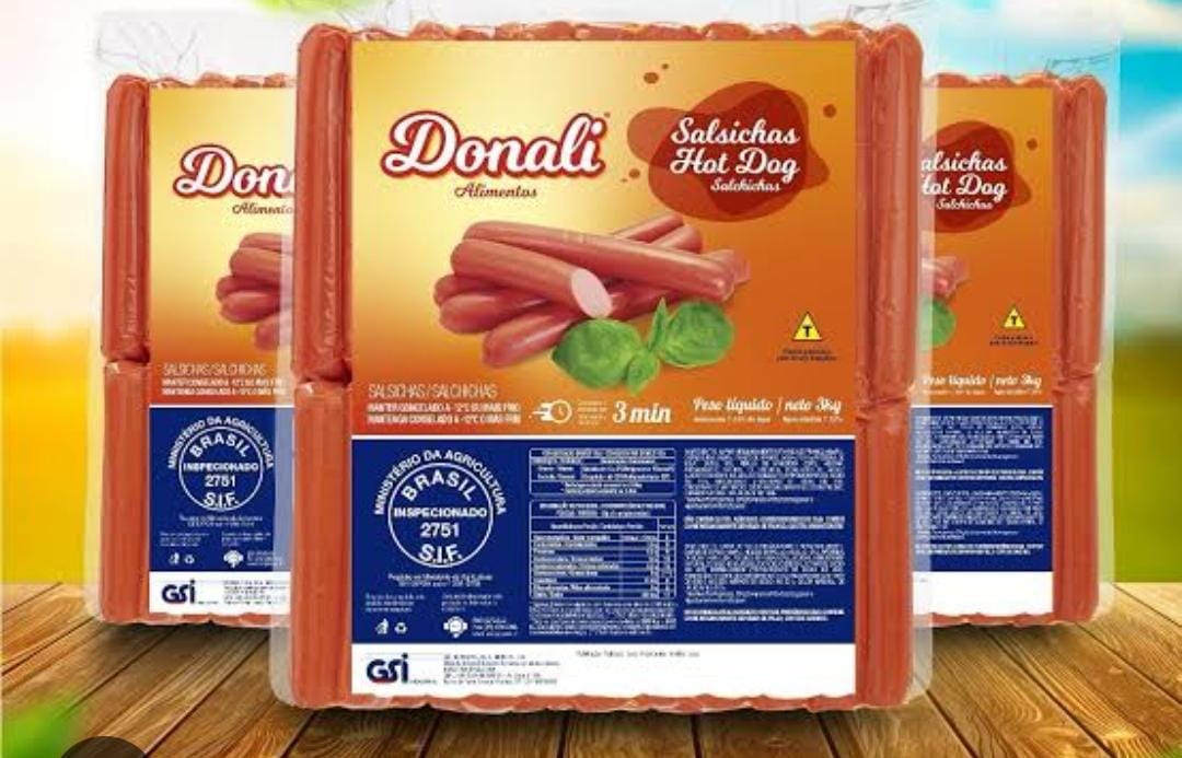 Salsichas Hot Dog Donali 3kg