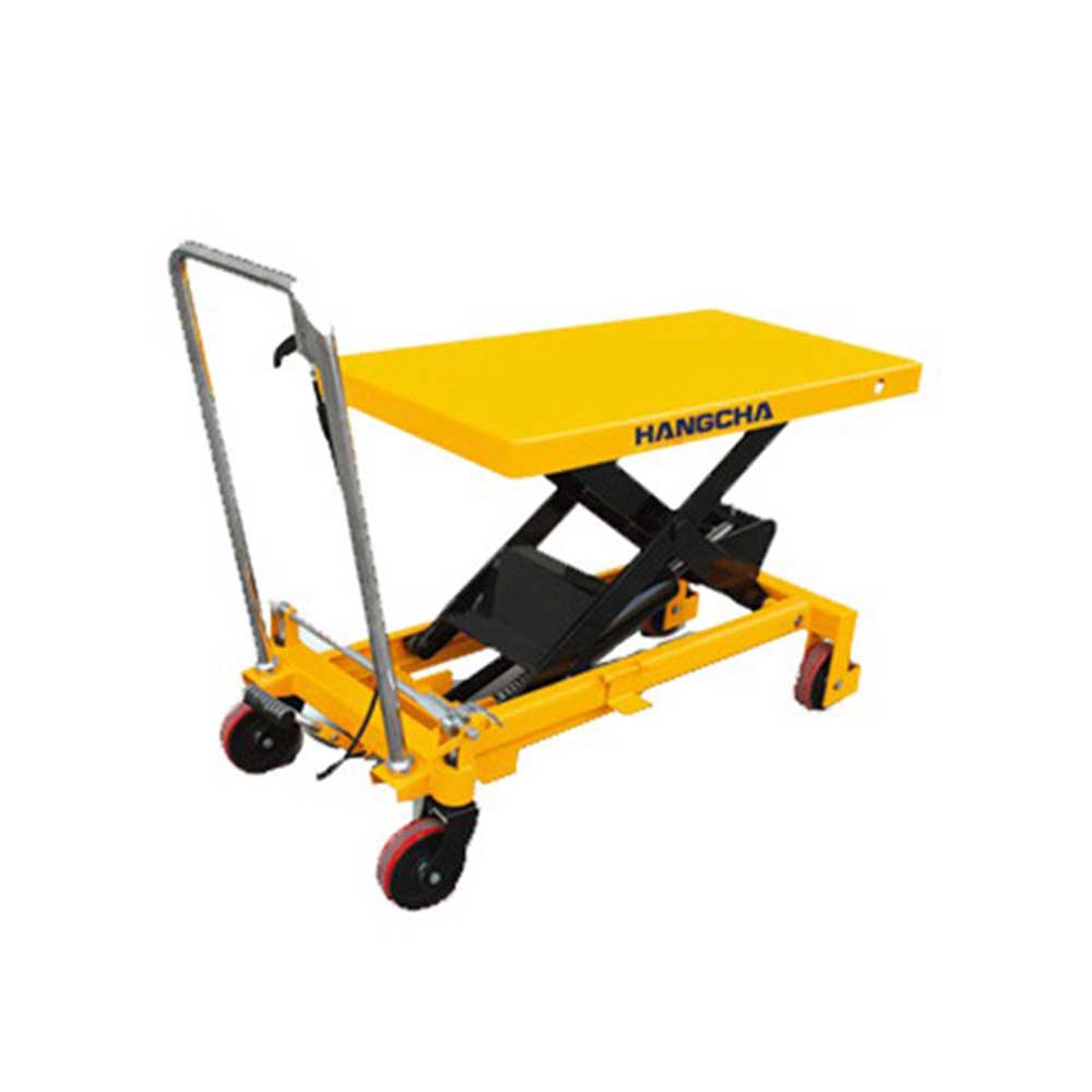 Mesa hidraulica de trabajo