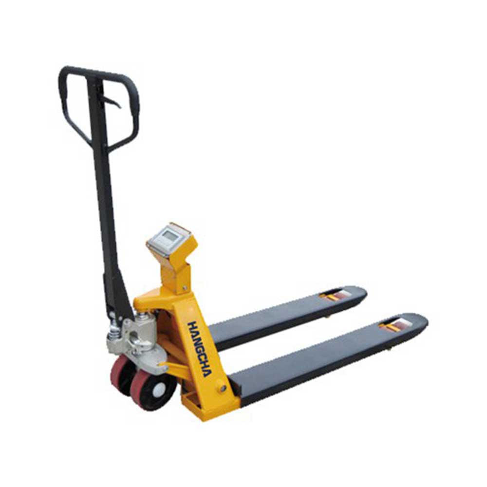 Estibadora manual con pesa