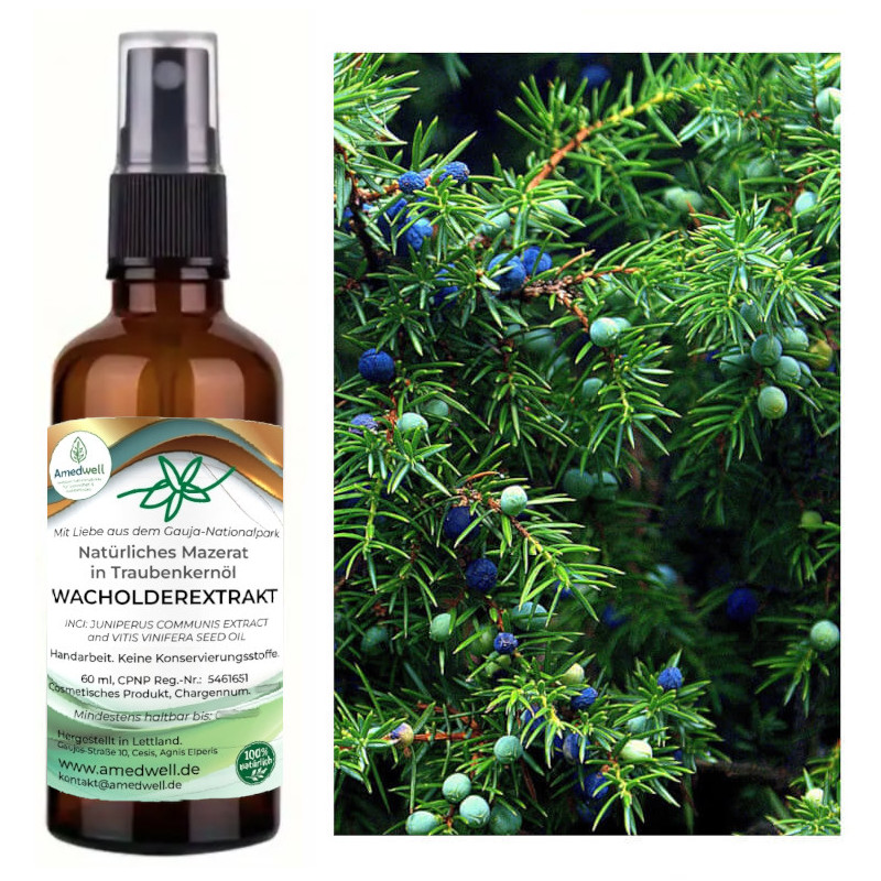 Natürliches Wacholderextract - Mazerat 60 ML