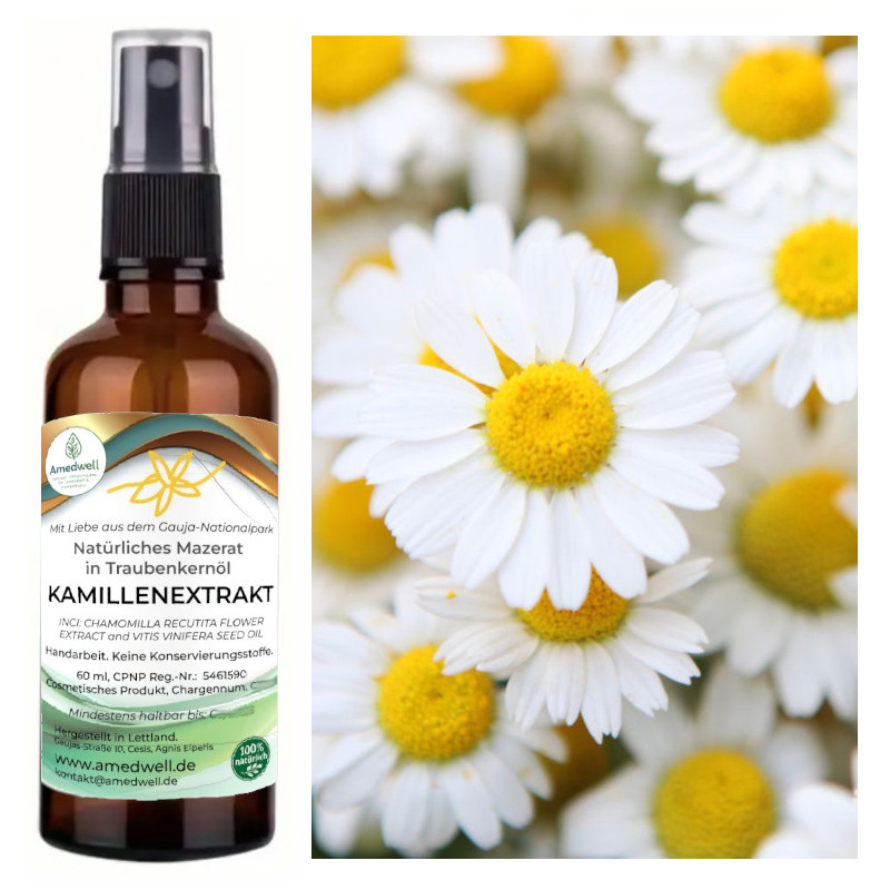 Natürliches Kamillenextract - Mazerat 60 ML
