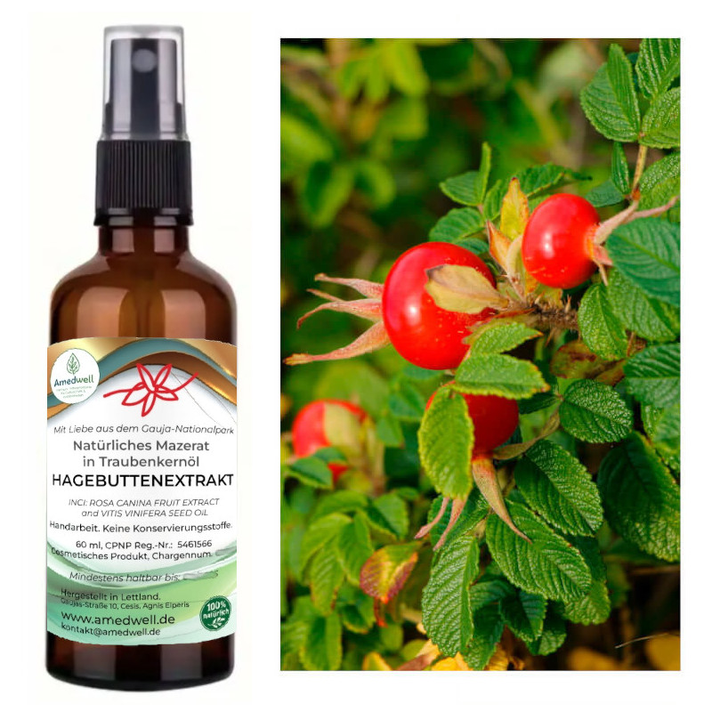 Natürliches Hagebuttenextract - Mazerat 60 ML