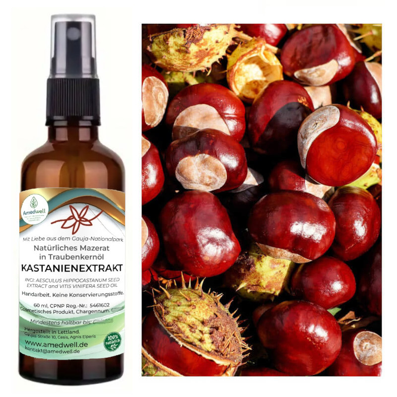 Natürliches Kastanienextract - Mazerat 60 ML