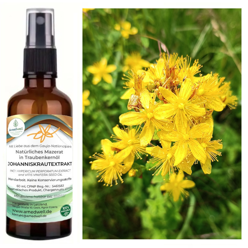 Natürliches Johanniskrautextract - Mazerat 60 ML