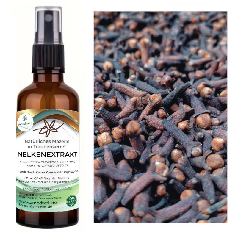 Natürliches Nelkenextract - Mazerat 60 ML