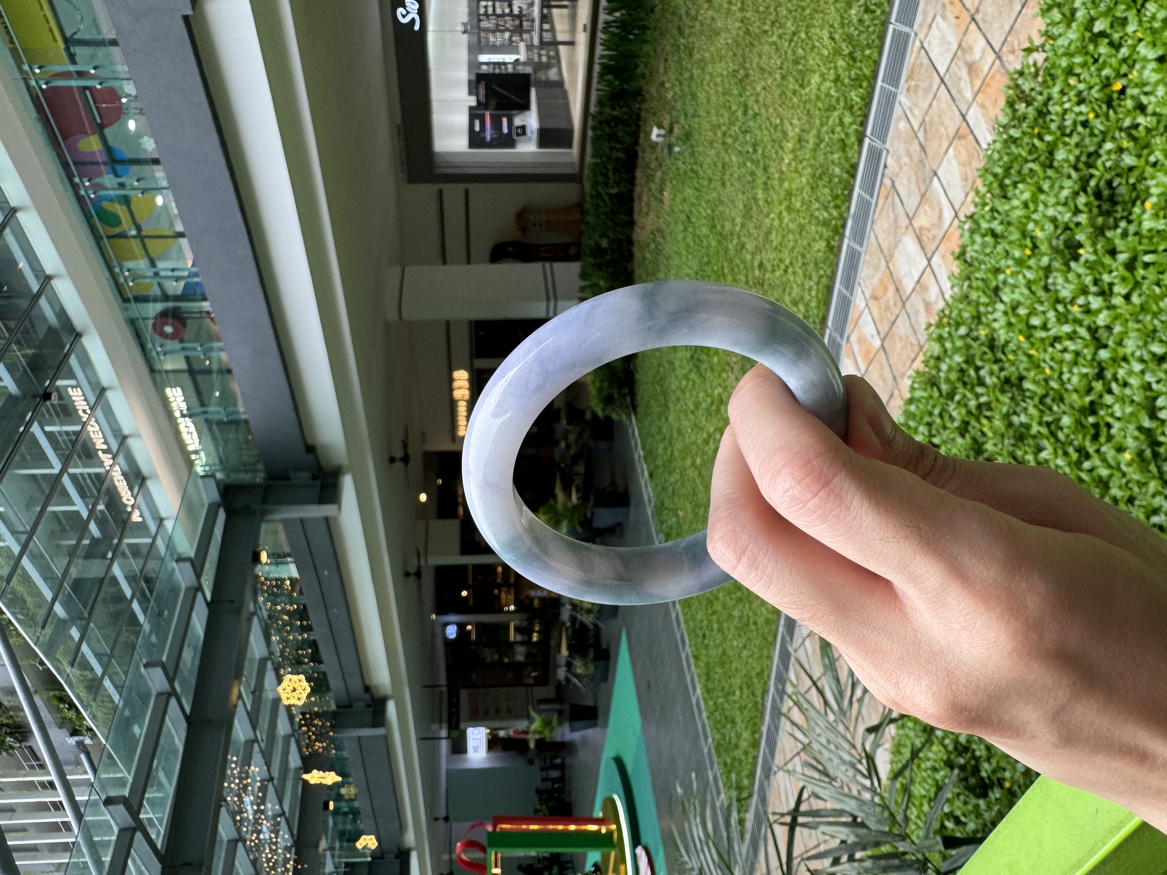 Monets‘ Palette Jadeite bangle 57.5mm
