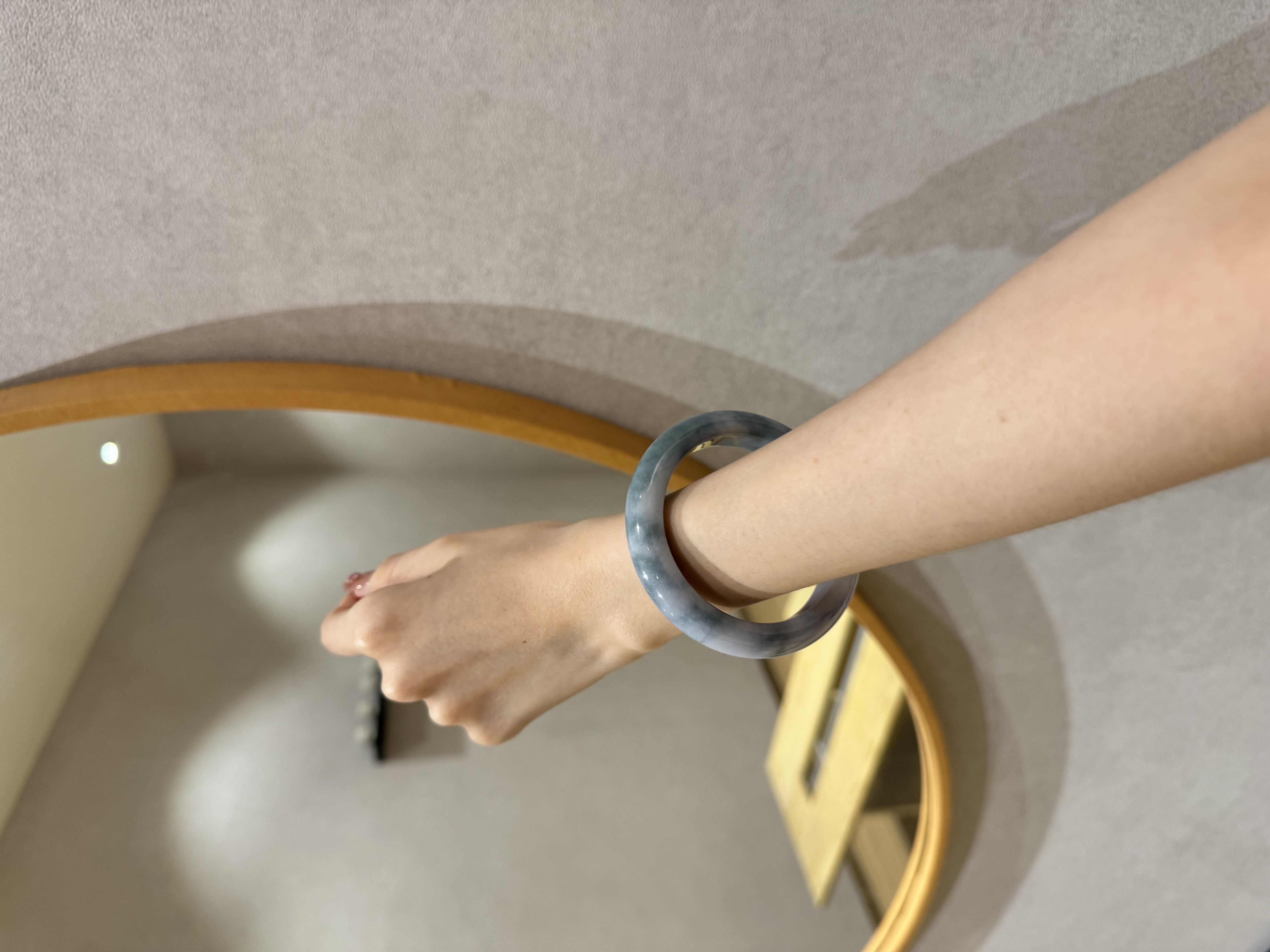 Monets‘ Palette Jadeite bangle 57.5mm