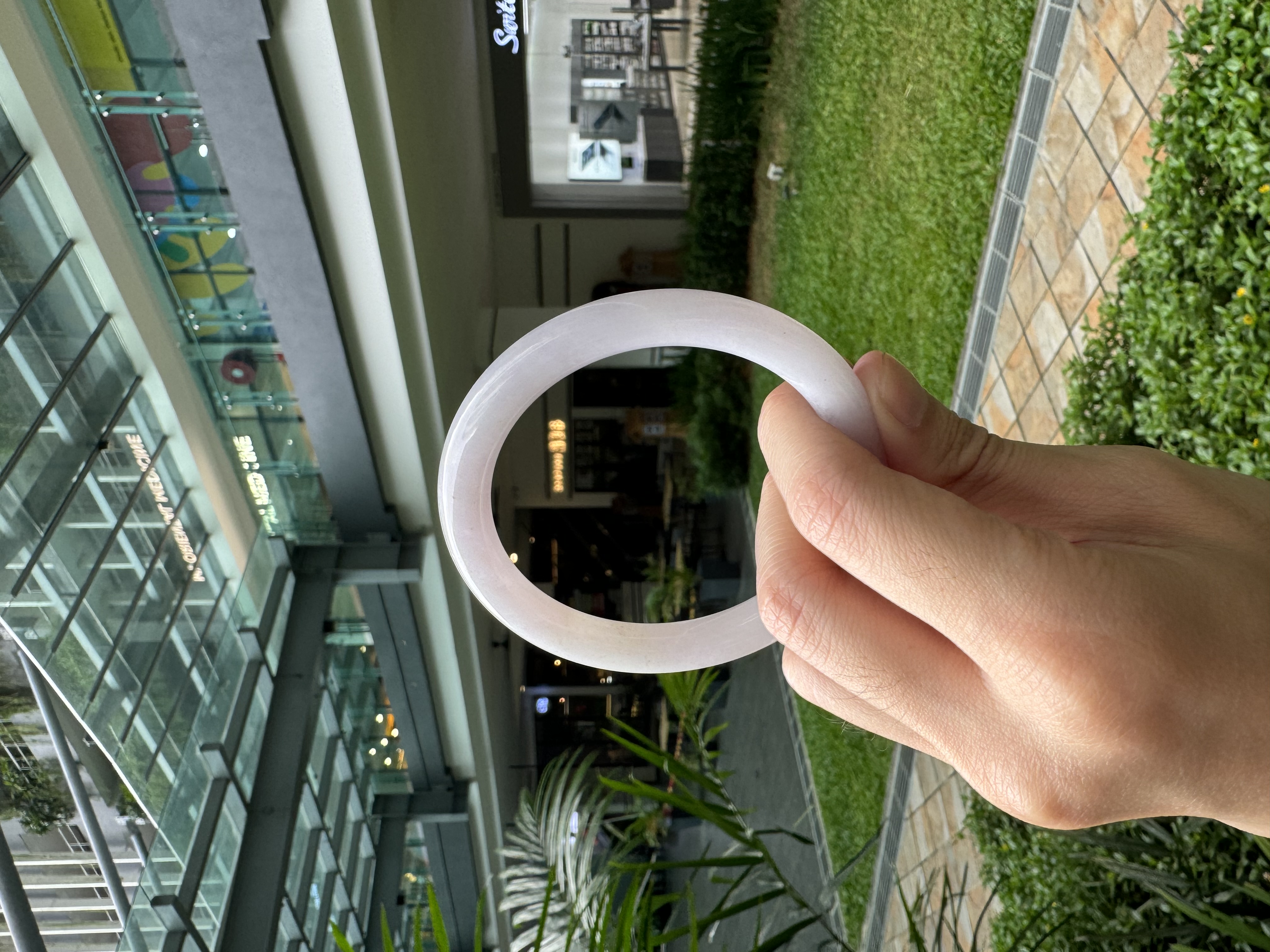 Pink Jadeite Bangle 59mm
