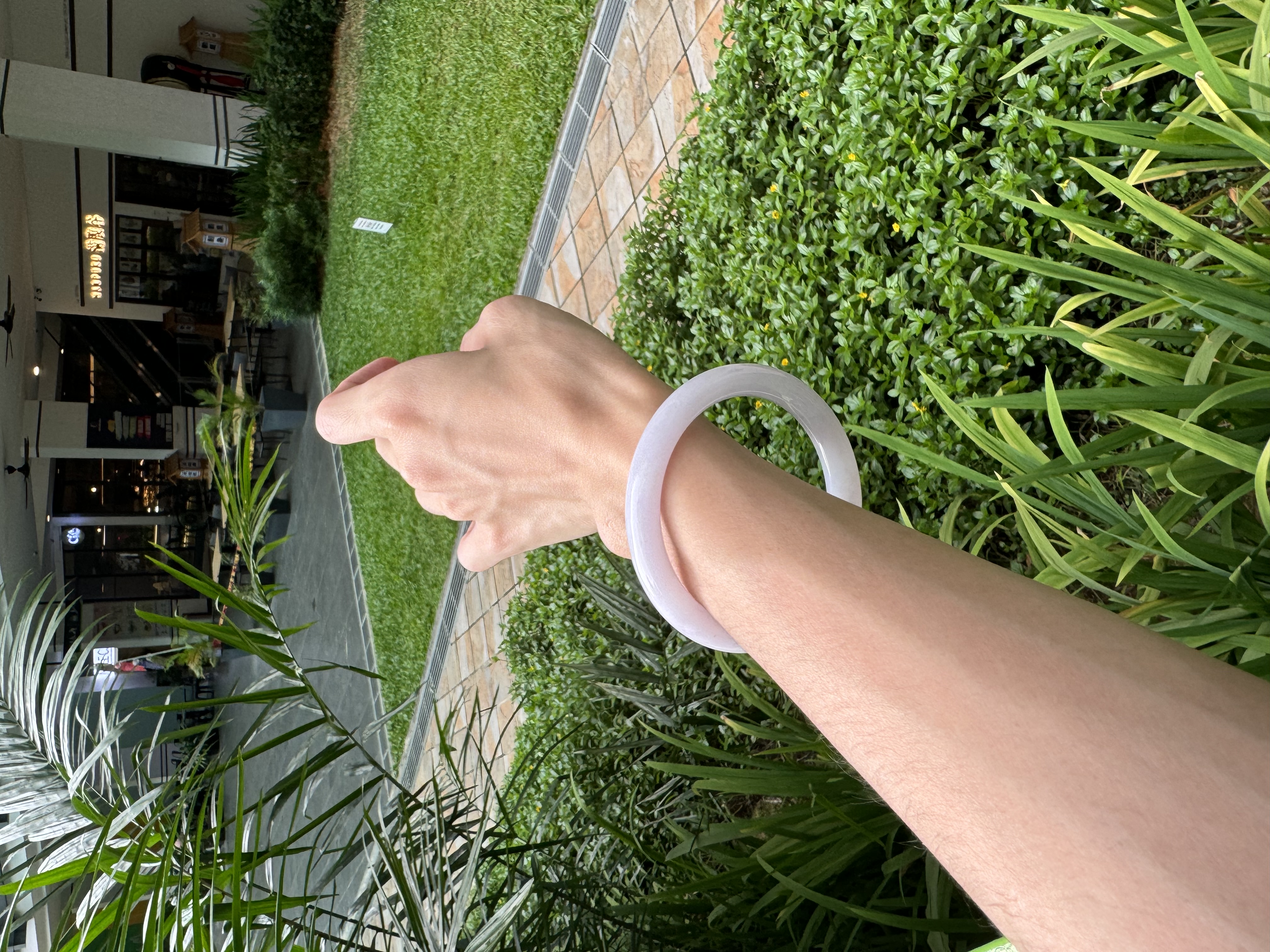 Pink Jadeite Bangle 59mm