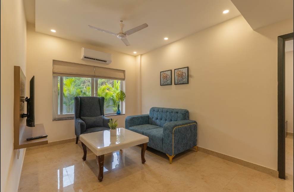 1BHK Shared Pool Apartment