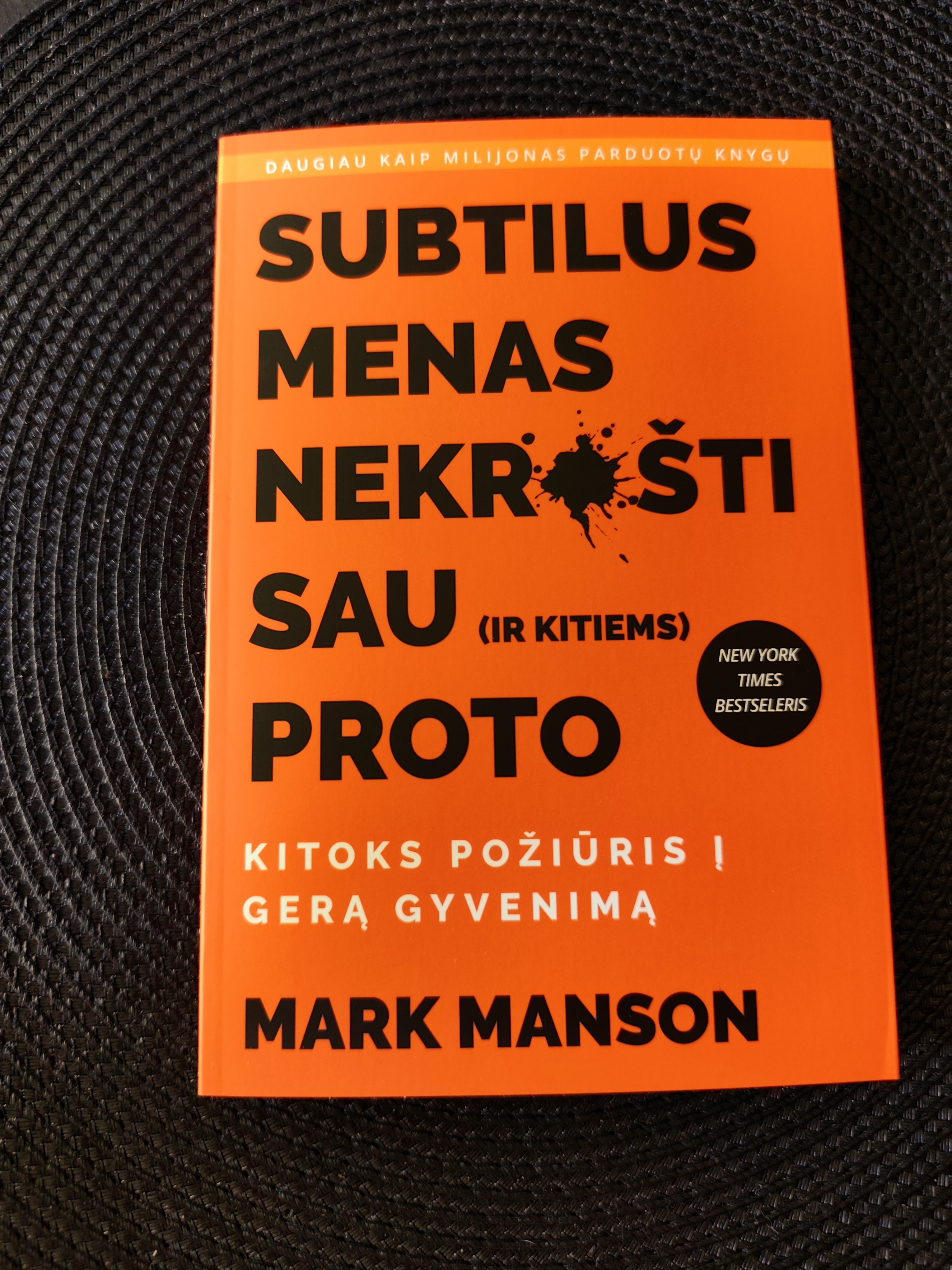 Knyga "Subtilus menas nekr*šti sau proto"