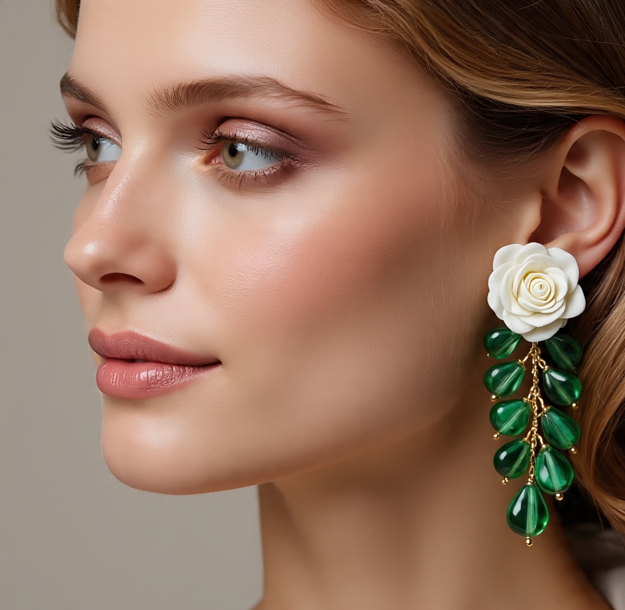 Floral Drop Earrings