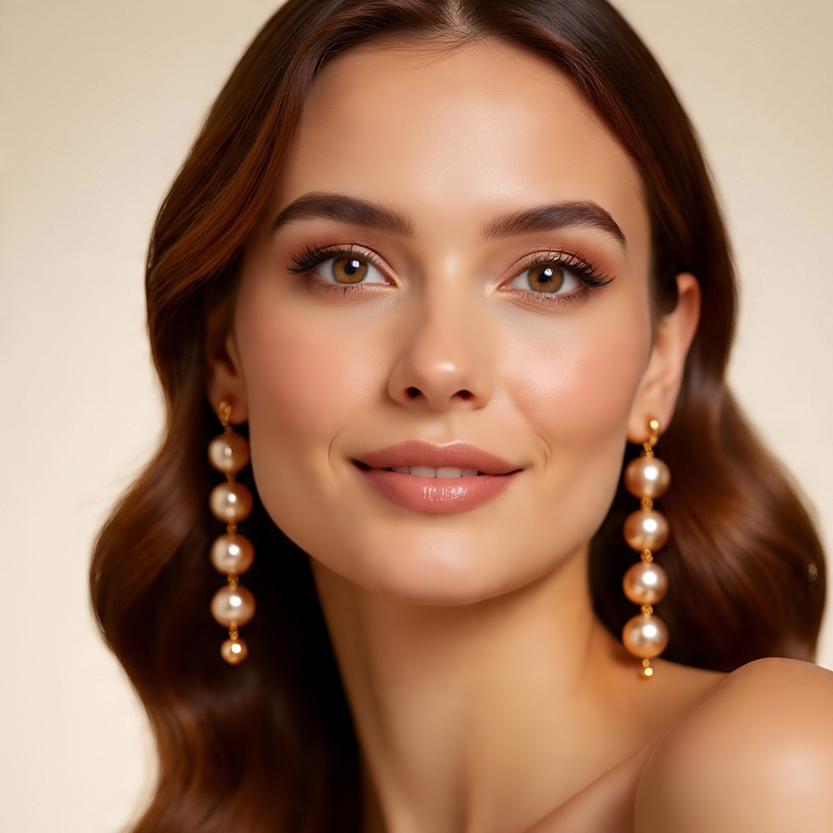 Elegant Pearl Drop Earrings