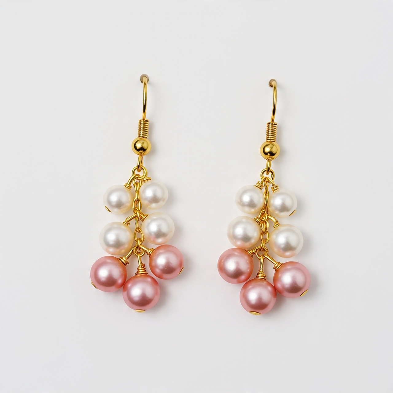 Elegant pink Pearl  Earrings