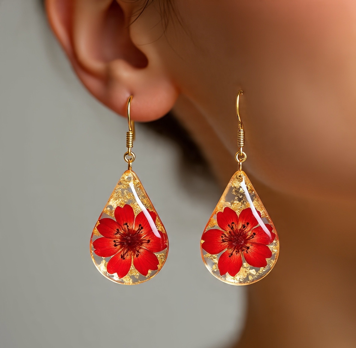  Resin  Earrings for girls