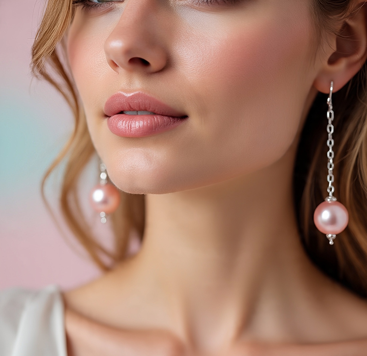 Elegant Pearl Drop Earrings