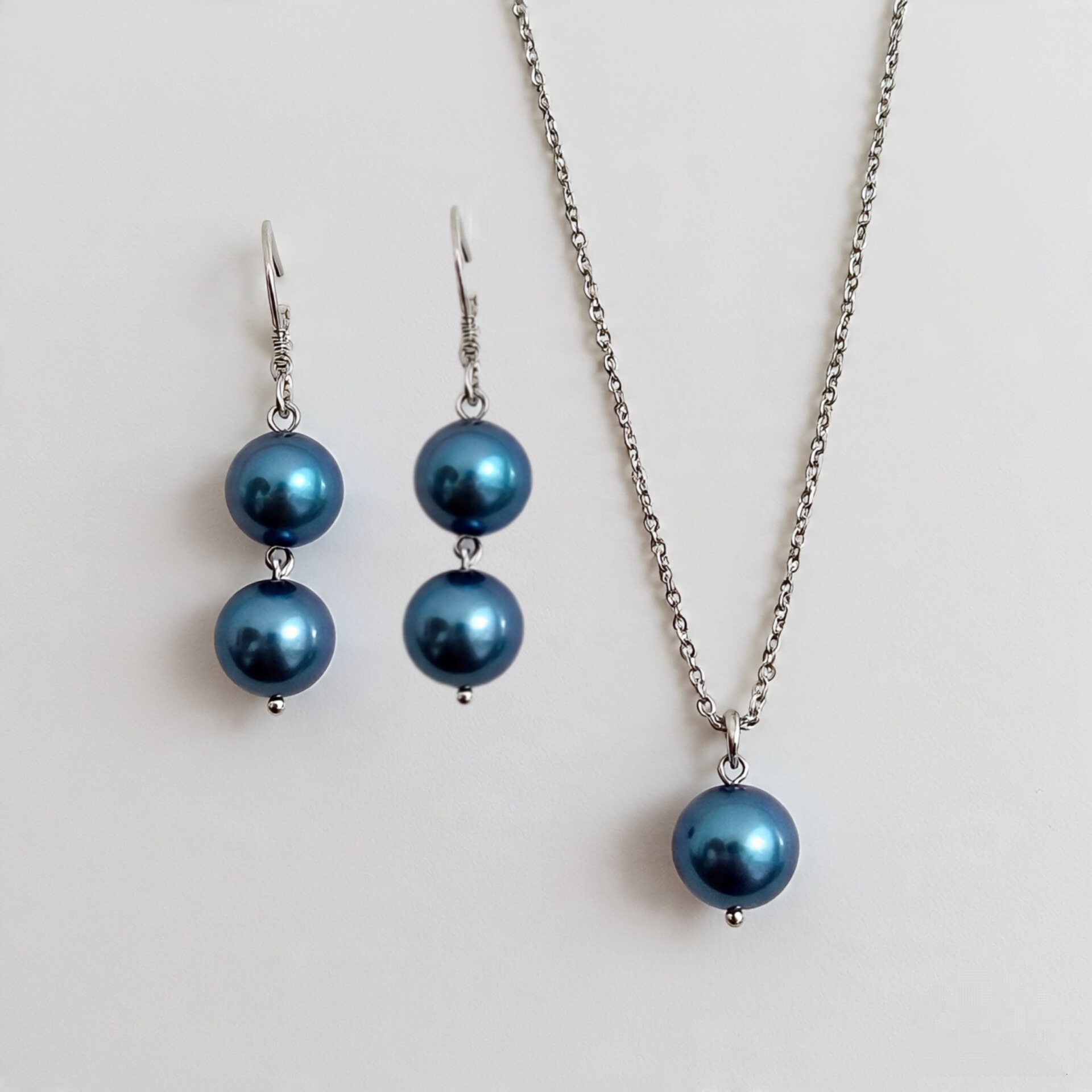 Blue Pearl Jewelry Set