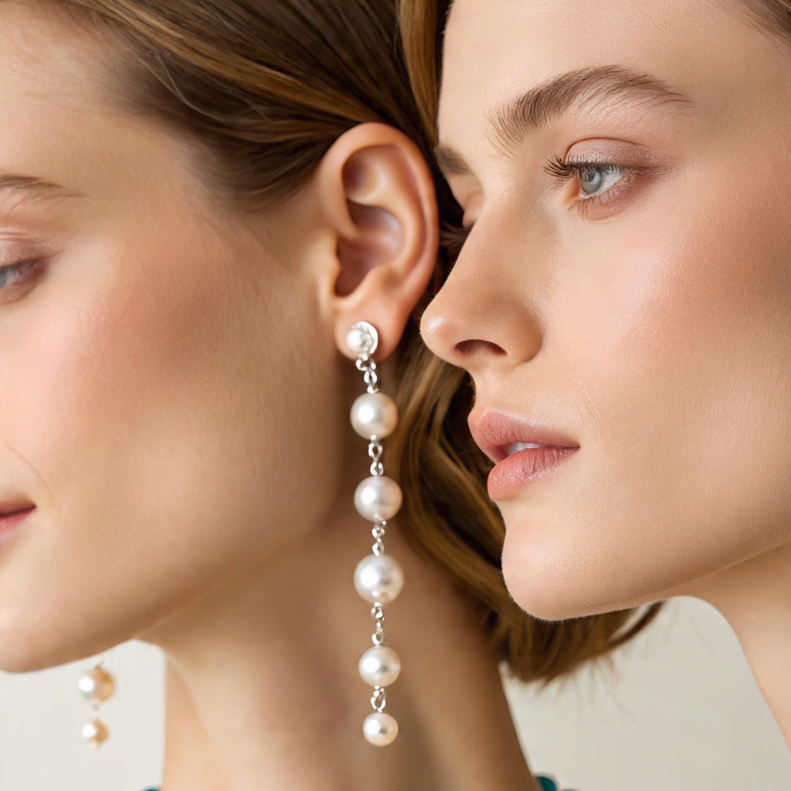 Elegant Pearl Drop Earrings