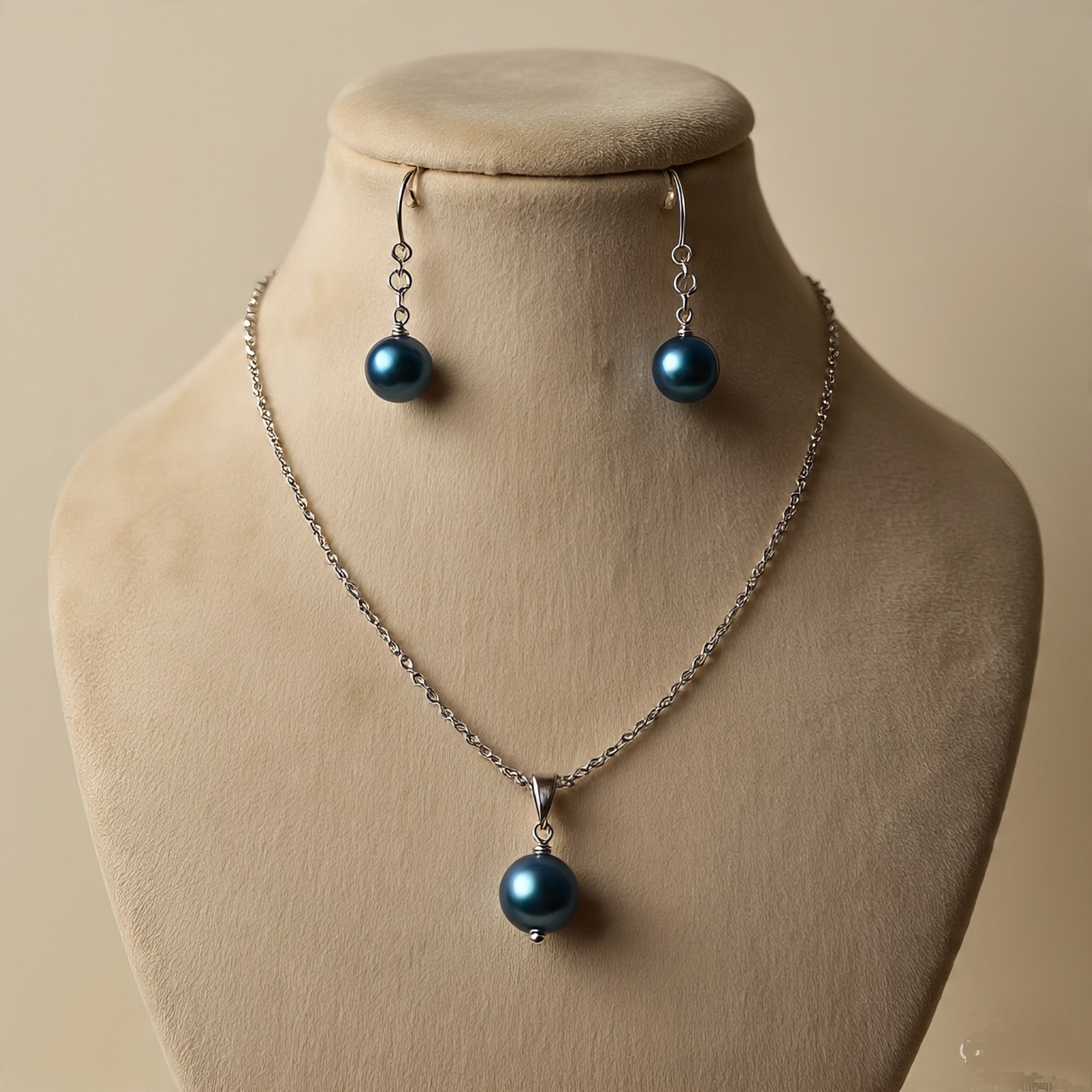 Blue Pearl Jewelry Set