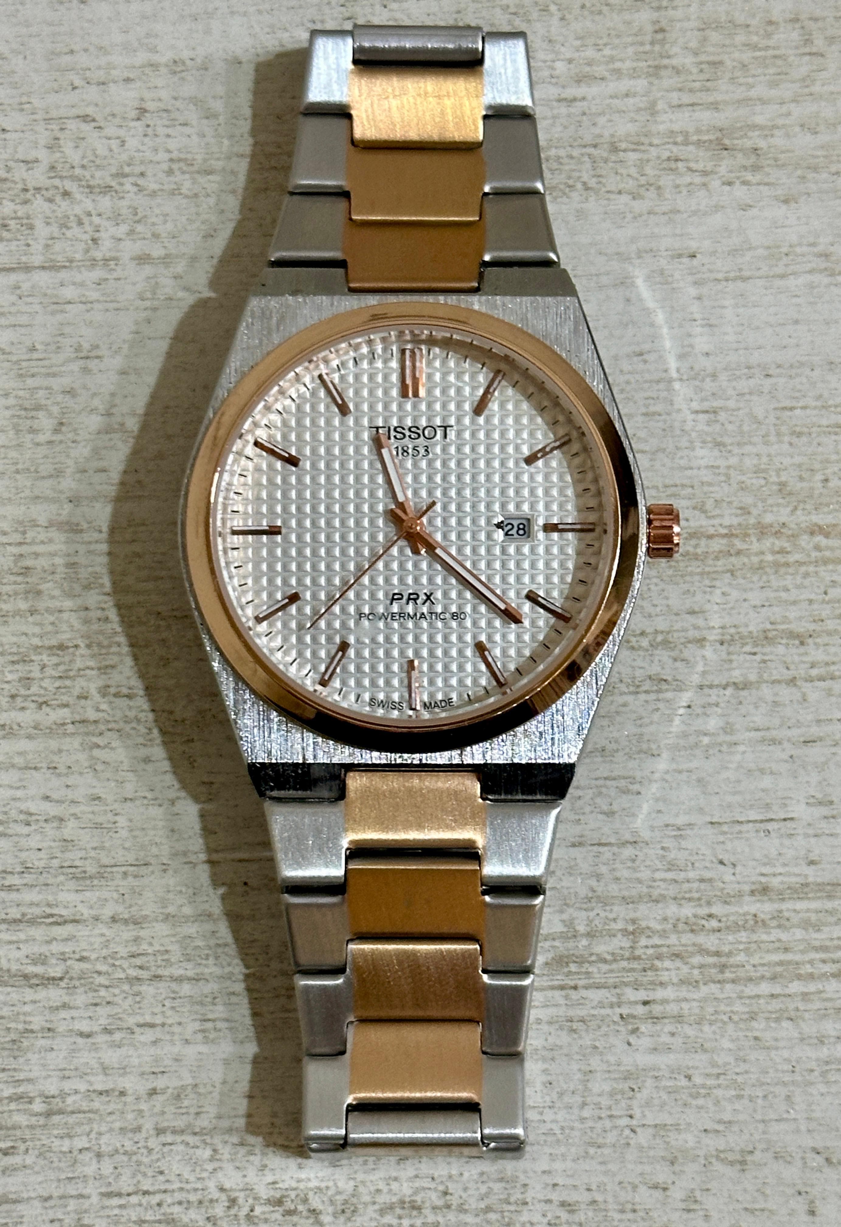 TISSOT PRX TWO TONE  